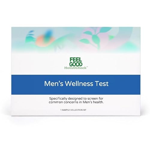 Feelgood HolistiCheck™ Men's Wellness Test, at-Home Sample Collection Kit