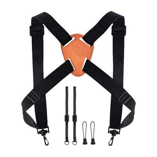 Correa para prismáticos - telescopio para exteriores, Accesorios fotografía profesional | Arnés cruzado binocular correas ajustables, accesorio de escalada seguro para cazadores fotógrafos golfistas