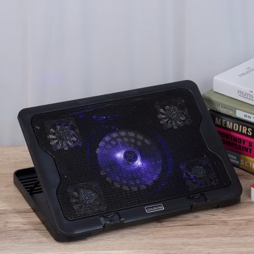 Base para laptop con ventiladores USB para enfriamiento miniatura 2