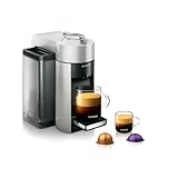 Nespresso Vertuo Single Serve Coffee and Espresso Machine by De'Longhi, Silver
