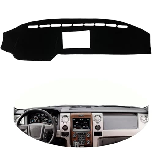 Alfombrilla de coche para salpicadero F150 Lobo 2009-2014 protector interior P415 2