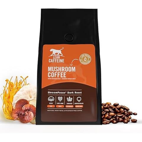 Lean Caffeine Mushroom Coffee with Extracts Cover