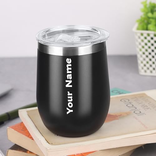 Image of CORPORATE PORIUM Customised Coffee Mug Cup Digital Display, Thermos Flasks, 350 ml, 304 Stainless Steel Travel Mug, Insulated Vacuum Thermal Mug, Leak-Proof Diwali Item