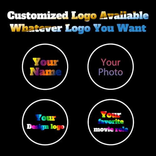 Oqeiplx 2Pcs Custom Car Door Projector Lights Name Picture Personalized Logo LED Projector Car Door Step Courtesy Welcome Lights - Thumbnail 2