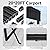 RTDTD 20x20 FT Metal Carport,Heavy Duty Cart Ports Canopy with Corrugated Metal Roof,Metal Car Garage Outdoor Galvanized Car Shelter for Cars, Boats, Pickups and Tractors