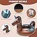 MewVeer Pool Floats, Funny Pool Floaties Inflatables Rafts for Outdoor Water Lounge, Brown Horse Pool Swimming Ring for Beach Party & Tubes Pool Toys Float for Adults