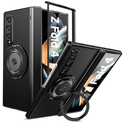 Coque Samsung Galaxy Z Fold 4 antichoc Fiyer protecteur écran et anneau MagSafe