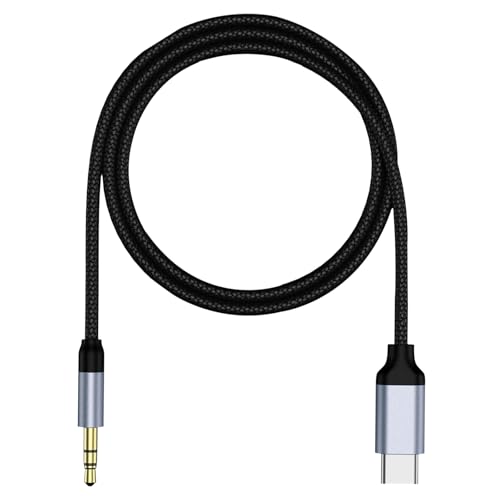 Genérico Auf 3,5 Auto-Audiokabel, Auf 3,5 Audio-Aux-Klinkenkabel,USB Adapter Kabel, Audio Verbindung | Hochwertiges Auf 3,5 Kabel Mit Stabilem Anschluss Für Auto Audio Systeme Und