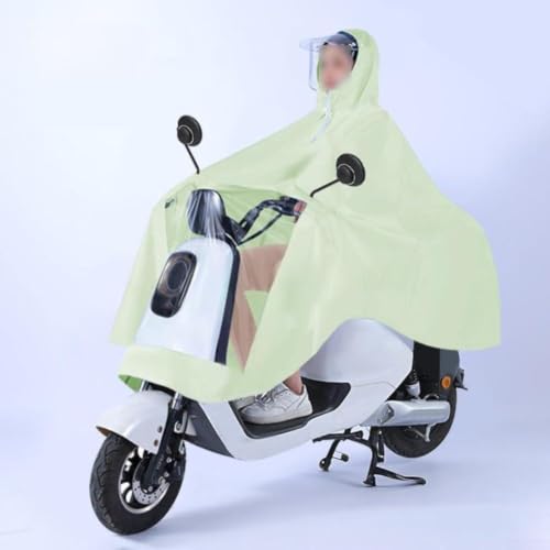 Capucha de lluvia de PVC grueso con doble ala desmontable impermeable 2