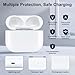 Wireless Charging Case Compatible with AirPods 3, Charger Case Replacement for AirPods 3rd Gen, with Bluetooth Pairing Sync Button, Earphones Not Included (with Gray Cleaning Cloth)