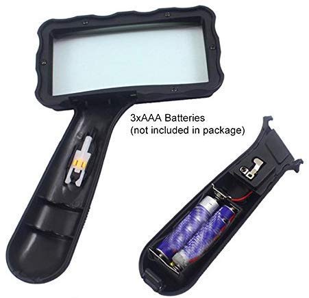 Vergrootglas Led Handheld Vergrootglas Met 2 Lichten Vergrootglas 10x5.5 Inch Lens Voor Het lezen van Boeken Sieraden… - Image 5