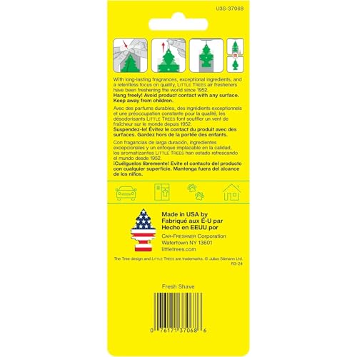 Image of Little Trees Car Air Freshener 6-Pack (Fresh Shave)
