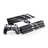 Skinit Decal Gaming Skin Compatible with PS4 Pro Bundle - Officially Licensed NBA Cleveland Cavaliers Marble Design