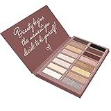 ✓ EYESHADOW PALETTE - Funcionan húmedas o secas para que puedas sombrear, difuminar, alinear y definir tus ojos, como un artista. Textura preciosa y brillante - aplique trucos de maquillaje como un profesional, la alta calidad del color hace que este producto sea de alta calidad, gracias a la consistencia de los tonos altamente pigmentados que ofrecen un brillo duradero.