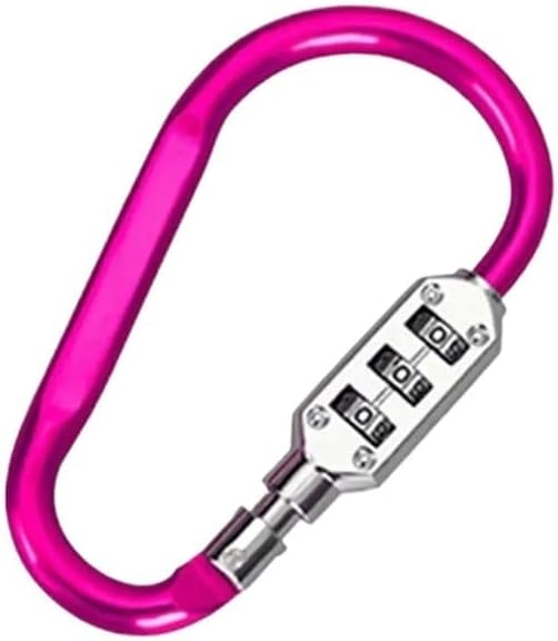 Bike Locks Heavy Duty/Bicycle Chain/Cycling Lock,Codes for Bike Cycle, Moto, Door, Gate Fence(Rose Red Small)