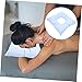 OSOLADY Square Face Down Spa Pillow Washable Cotton Headrest Cushion for Beauty Salons and Massage Parlors Hollow Design for Comfort