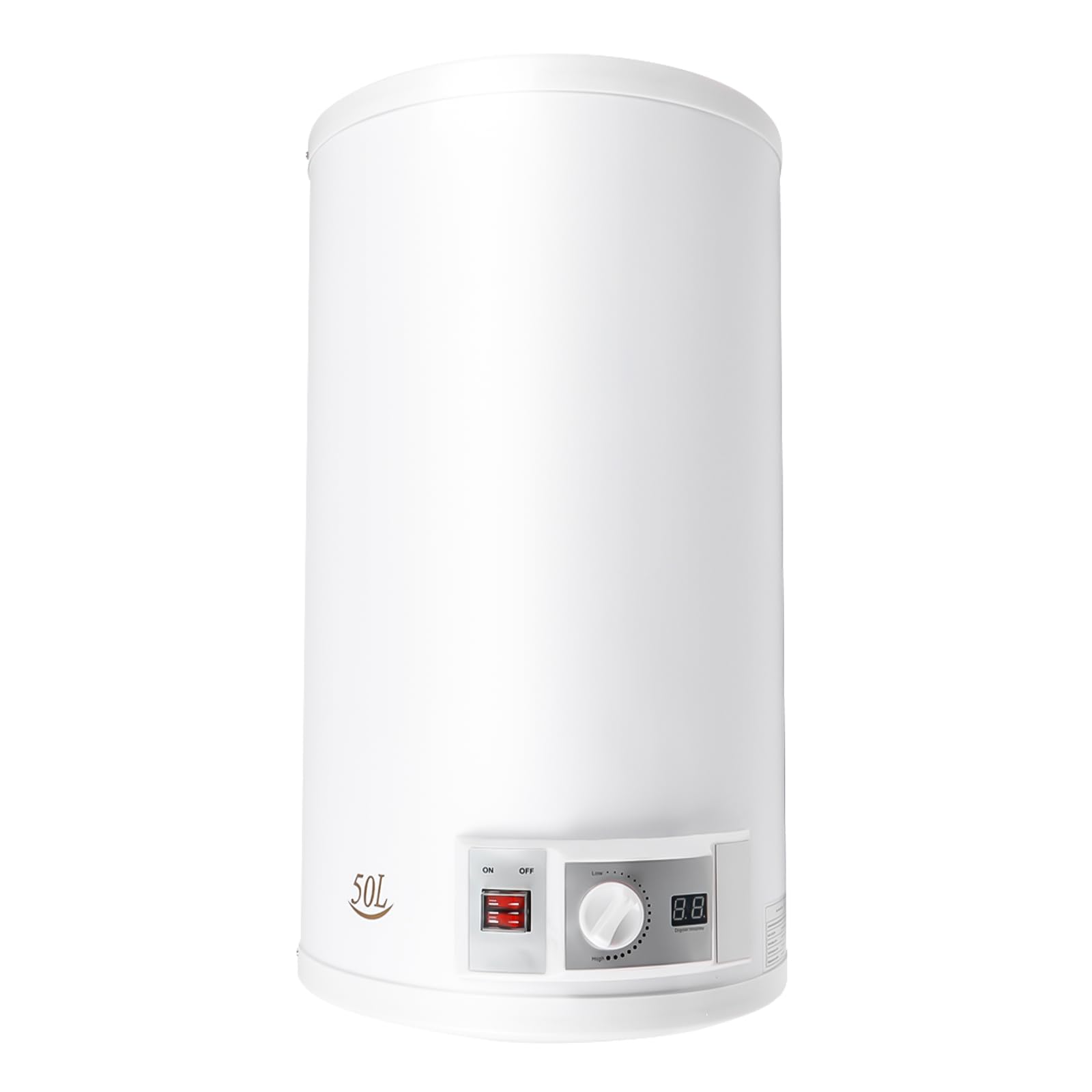 Chauffe-eau instantané 50/80 l - Capacité thermique - Stockage électrique - Avec affichage de la température LED - Valve de sécurité - Montage mural - 50 l