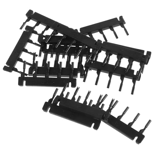 Fixation rapide et sécurisée avec ce lot de 40 pinces à postiche en plastique noir