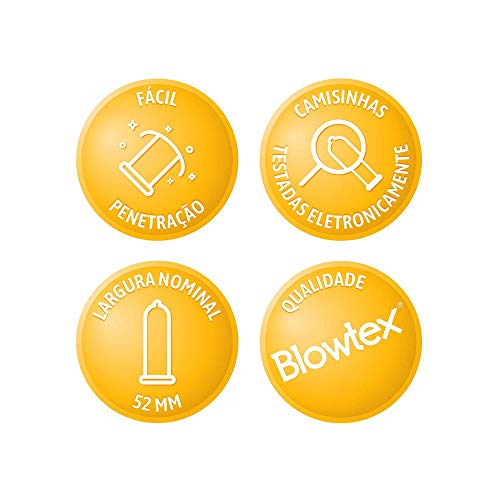 Kit C/ 2 Pacote Preservativo Blowtex Lubrificante L9 P3
