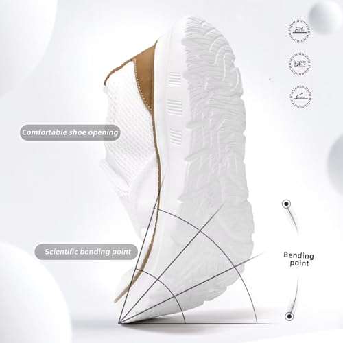 Mens Casual Loafers Slip-on Boat Mesh Walking Shoes Business Oxfords Sneakers Work Comfortable Lightweight Soft Sole4