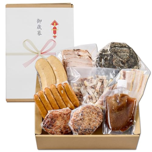 【グローウェル(GROWWELL)】 ギフト プレゼント おさつポーク おつまみ おかず お惣菜 詰め合わせ セット ハム ハンバーグ ソーセージ 冷凍 お歳暮 (お歳暮, 特選美味セット)