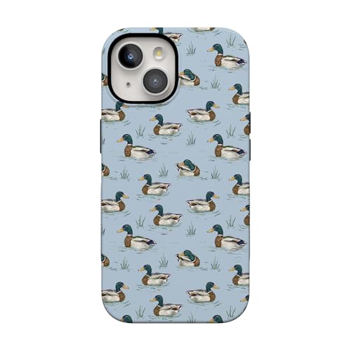 Casely iPhone 15 Plus Case | Blue Mallard & Co. | The Boyfriend Collection | Bold Protective Design | Compatible with MagSafe