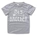 Winzik Newborn Infant Baby Boys Girls Outfits Big Sister and Brother Letters Print Romper Jumpsuit Clothes T-shirt (2-3 years, Big Brother)