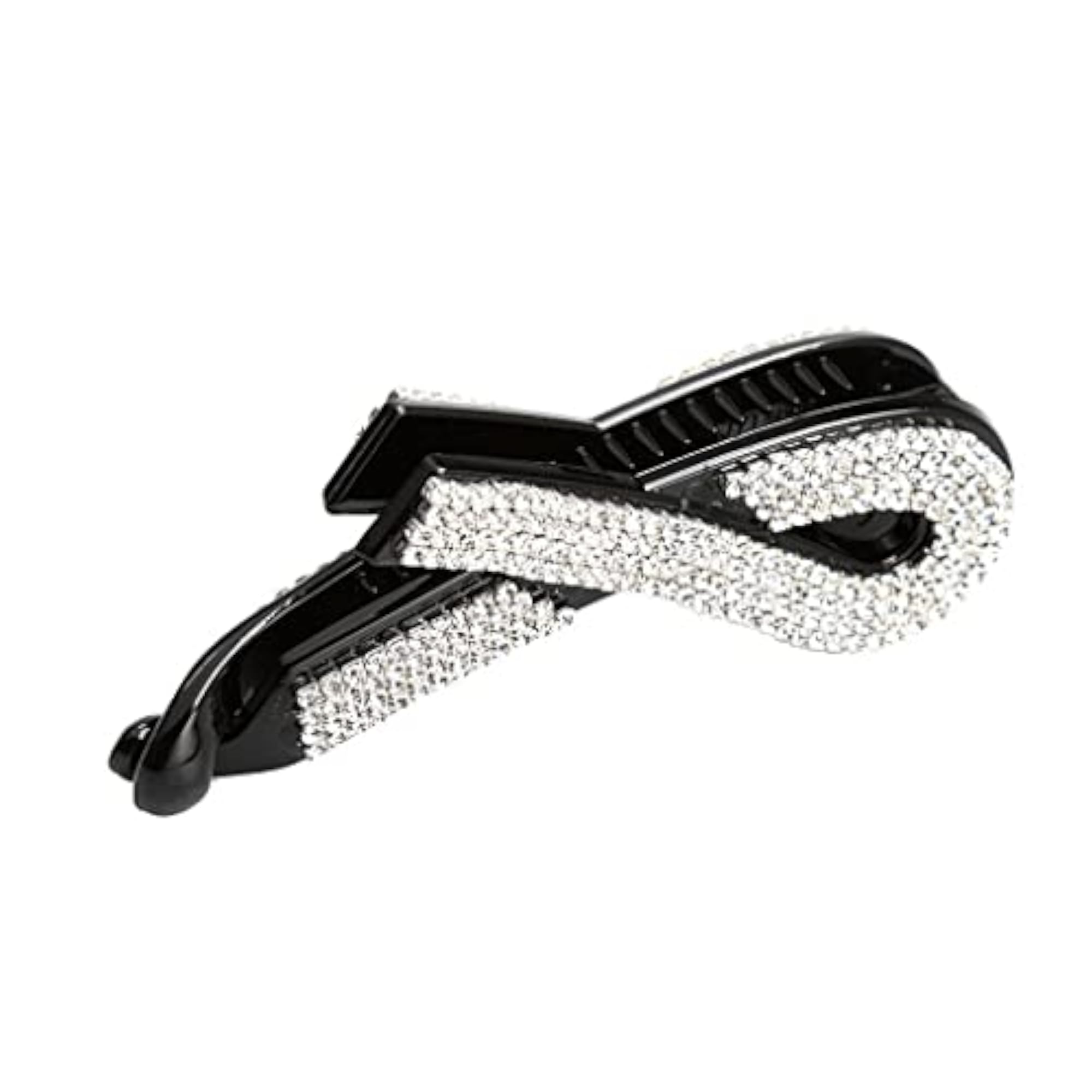 Acrylic Full Crystal Rhinestone Banana Hair Clip