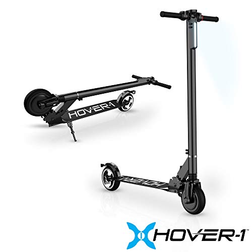 Hover-1 Rally Electric Scooter | 12Mph, 7 Mile Range, 4Hr Charge, Lcd Display, 6.5 Inch High-Grip Tires, 220Lb Max Weight, Cert. & Tested - Safe For Kids, Teens & Adults #TOP5