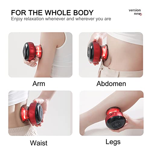 Smart Cupping Therapy Massager Set, 3 In 1 Cellulite Gua Sha Massage Tool Vacuum Electric Therapy Kit Machine With 12 Levels Of Temperature For Targeted Pain Relief, Knots, Aches, Muscle Soreness #TOP3