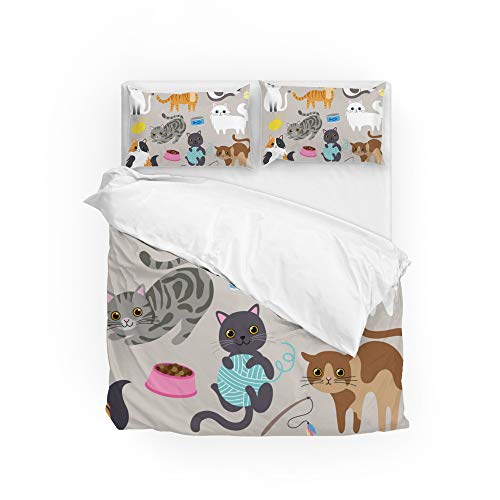 Parure de lit de qualité hôtel en polyester durable pour lit King