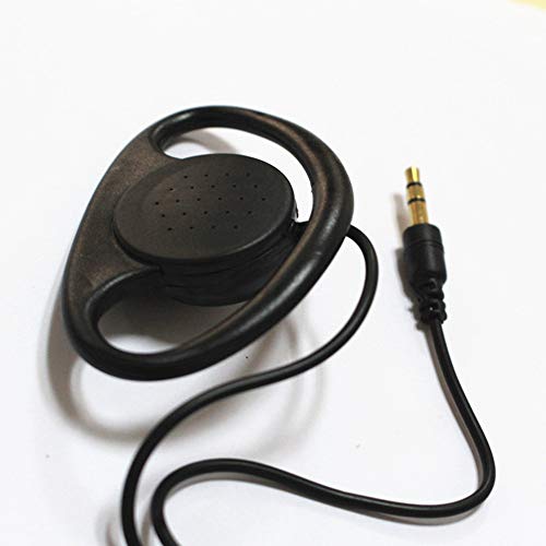 Linhuipad E-332S D Shape Earpiece Headset 3.5Mm Single Side Earphone Hook Earbud thumb #2