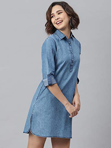 StyleStone blue denim dress – image 5