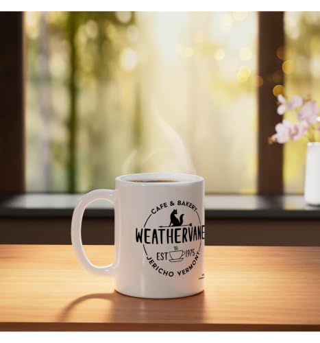 Taza cerámica blanca Wednesday 11oz miniatura 3