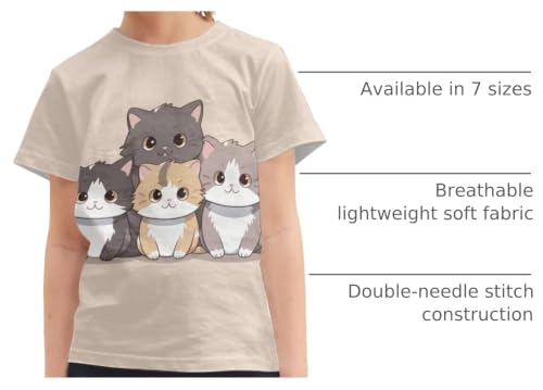 Image of Xhuibop Kids T Shirts for Boys Size 3-16 Girls Short Sleeve Sportswear Active Tops