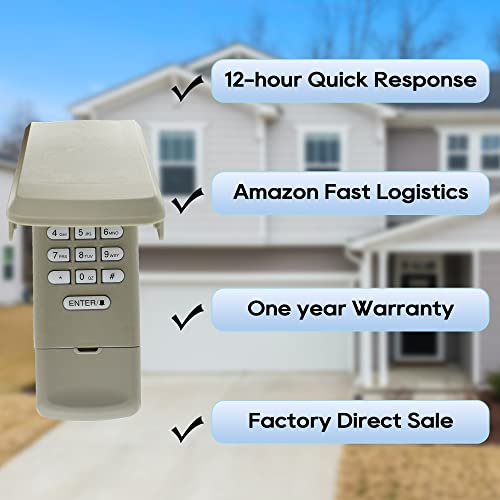 G940Ev-P2 Garage Door Wireless Keypad, Fit For Liftmaster/Chamberlain/Sears Craftsman Garage Door Openers Produced Since 1993, Keyless Keypad Entry System (1Pack) #TOP6