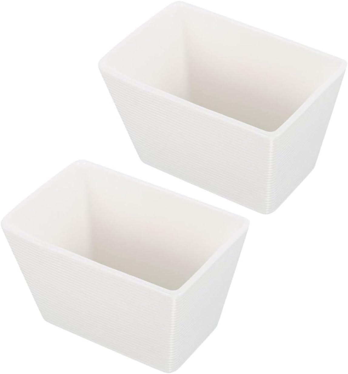 LIFKOME 2pcs Ceramic Sugar Cup Set Sugar Bowl Lid Packet Holder Tea Bag Storage Candy Holder