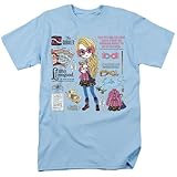 Popfunk Harry Potter Luna Lovegood Anime Icons Unisex Adult T-Shirt - Medium, Light Blue