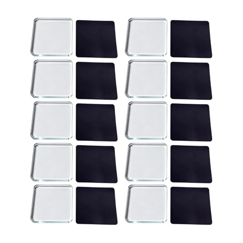 Imanes de bricolaje para nevera, suministros de manualidades de 2 x 2 pulgadas, calcomanía magnética de pizarra blanca, para amantes de las manualidades, adultos, estudiantes, proyectos de arte de
