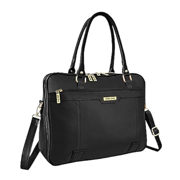 Bolsa Pasta Maleta Executiva Social Feminina Masculina Para Notebook (PRETO)