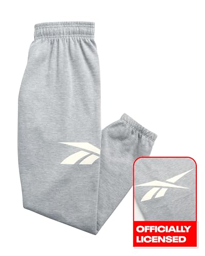 Reebok Boys' Active Pants - Performance Fleece Joggers for Boys - Kids Lightweight Warm Up Track Pants (8-20)4