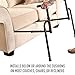 Able Life Universal Stand Assist, Chair Lift-Assist for Elderly, Grab Bar Standing Aid for Seniors, Daily Living Mobility Aid, Brown