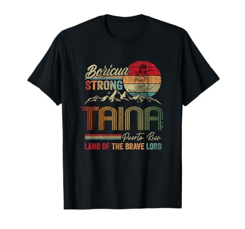 Boricua Strong Taina Puerto Rico Land Des Tapferen Lord Cool T-Shirt