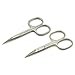 Mont Bleu Set of 2 Scissors: Nail Scissors & Cuticle Scissors made in Italy | sharpened in Solingen