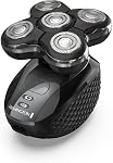 Remington Balder Pro XR7000 Head Shaver for Bald Men, Cordless Electric Razor, 5 Dual Track Rotary Blades, Waterproof Wet/Dry, Lithium Rechargeable, Hair Capture Chamber, Pop-Up Trimmer