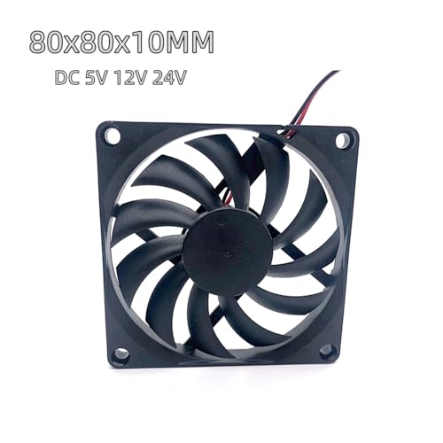 Ventilateur de refroidissement pour ordinateur CPU 80mm avec roulement fluide - 4