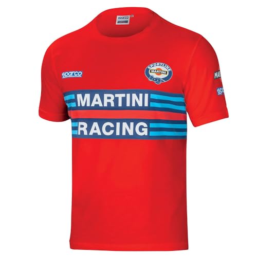 sparco (XpR) MARTINI RACING T-SHIRT REPLICA T-SHIRT MARTINI-R SZ XXL RED