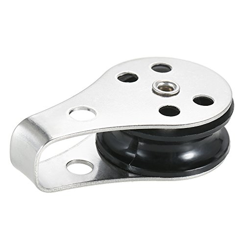 KKmoon Kit de carrinho de âncora com anel de amarração de roldana de grampo de corda para caiaques e