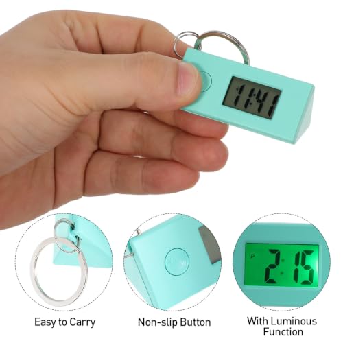 Reloj digital silencioso con llavero triangular TOPBATHY para exámenes y opositores 3