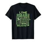 Photo Gallery lyme malattia consapevolezza nastro supporto walk t-shirt maglietta Photo Gallery lyme malattia consapevolezza nastro supporto walk t-shirt maglietta